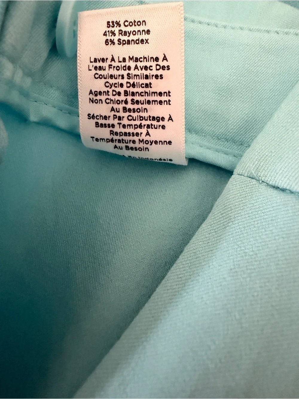 Talbots Chatham Crop pants with scalloped edges. Tiffany Blue size 16P NEW